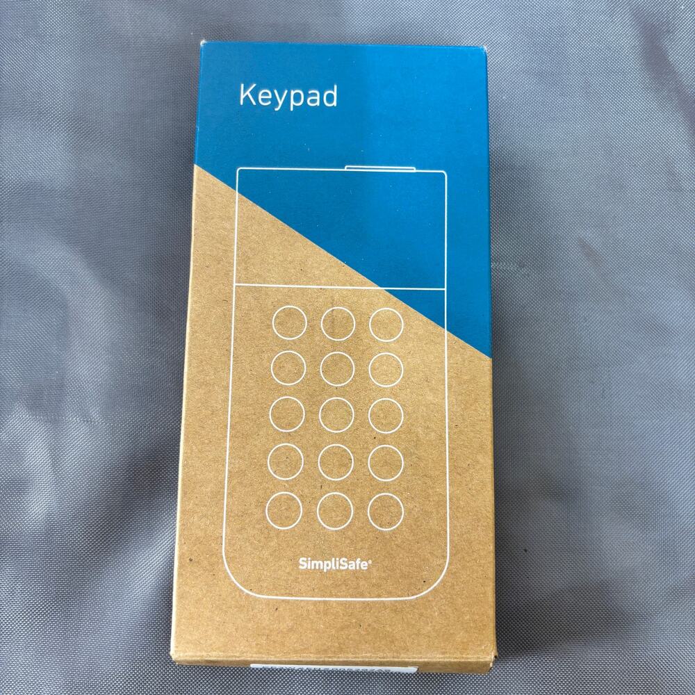 SimpliSafe Keypad Model SSKP3 For Home Security System White New Open Box